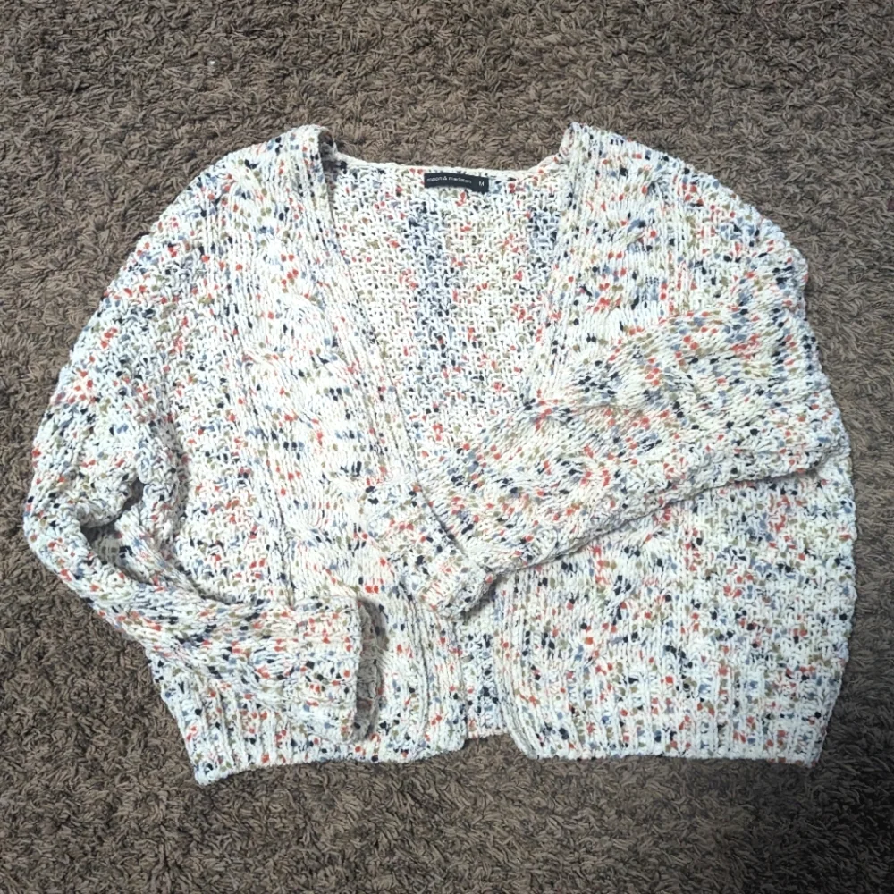 Anthropologie Crochet Cropped Cardigan - Picture 1 of 7